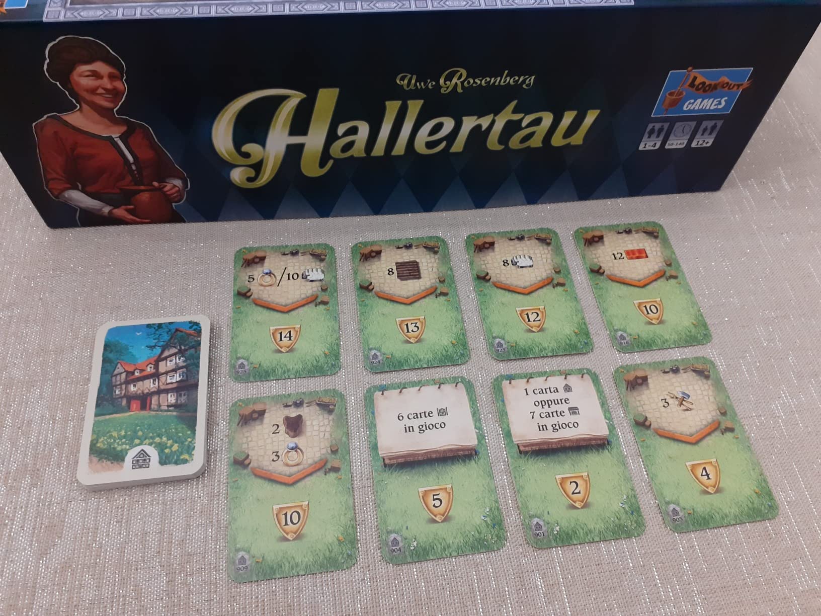 Asmodee Hallertau gioco da tavolo gestionale 1-4 giocatori