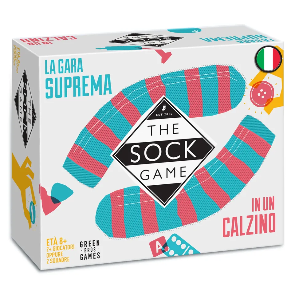 Asmodee The Sock Game Gioco da Tavolo Tattile 2 Squadre