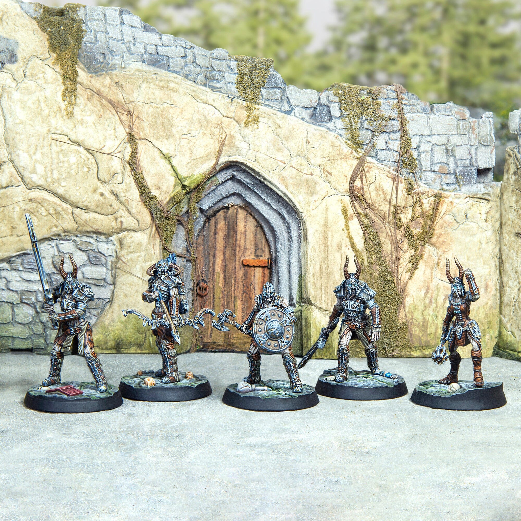Modiphius Elder Scrolls Call to Arms Draugr Lords 5 miniature