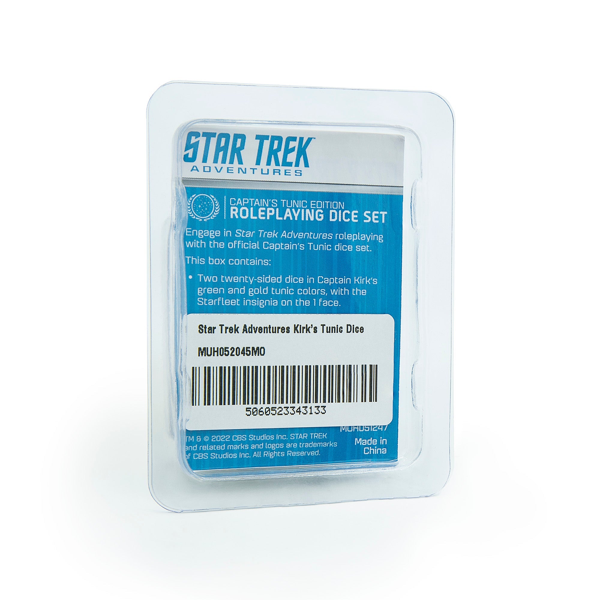 Modiphius Star Trek Adventures Dadi Kirk Tunic blister 6 dadi