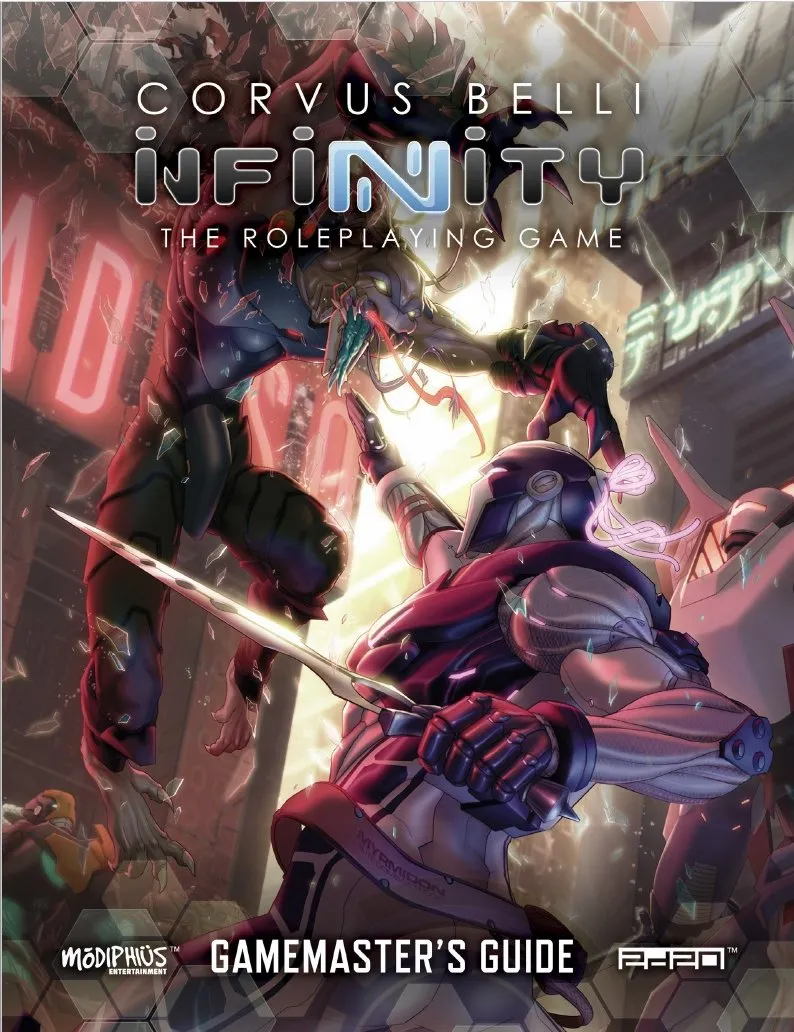Modiphius Infinity Gamemaster's Guide Manuale Gdr PDF Master