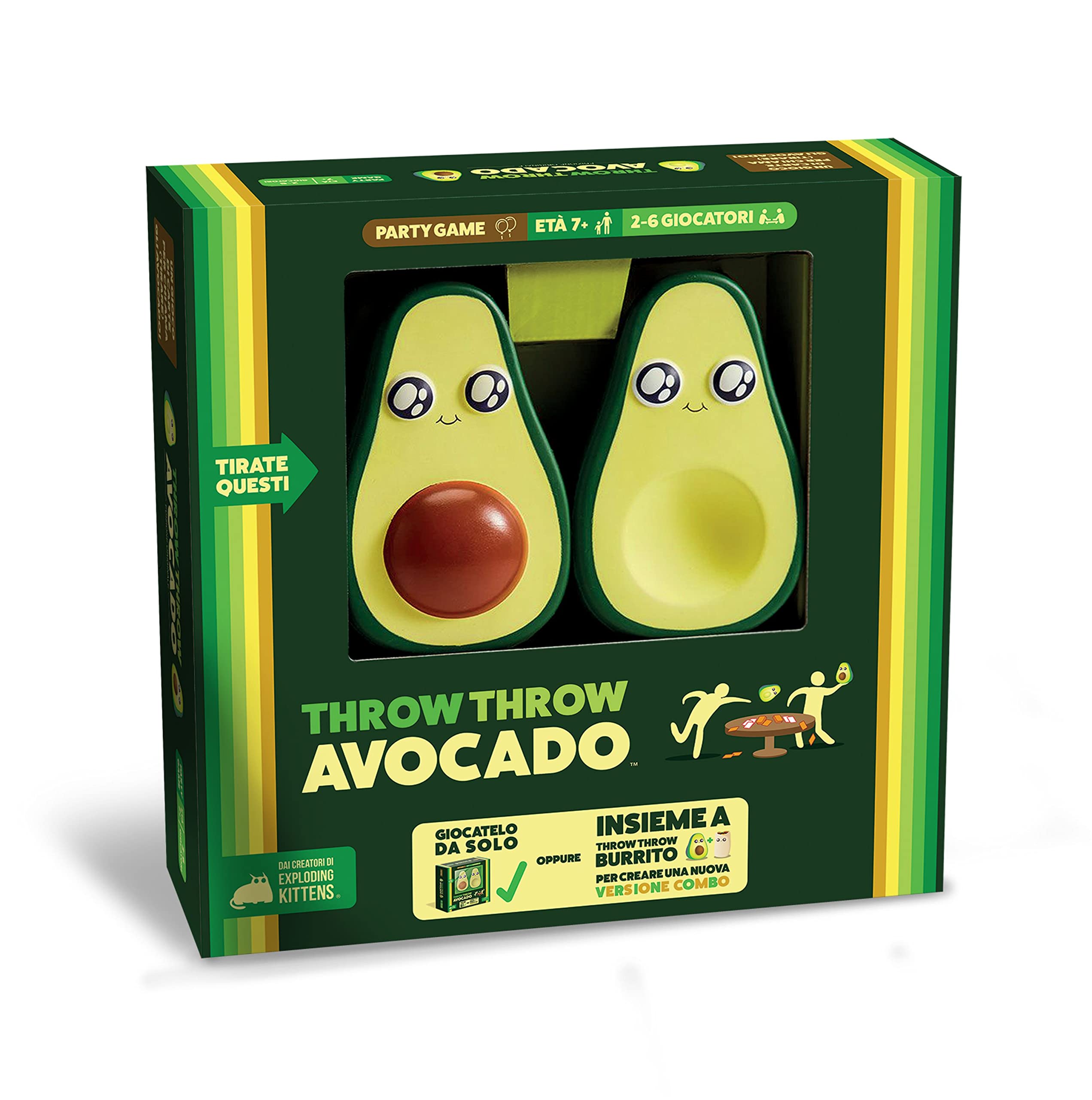 Asmodee Throw Throw Avocado gioco di carte 2 avocado 2-6 giocatori