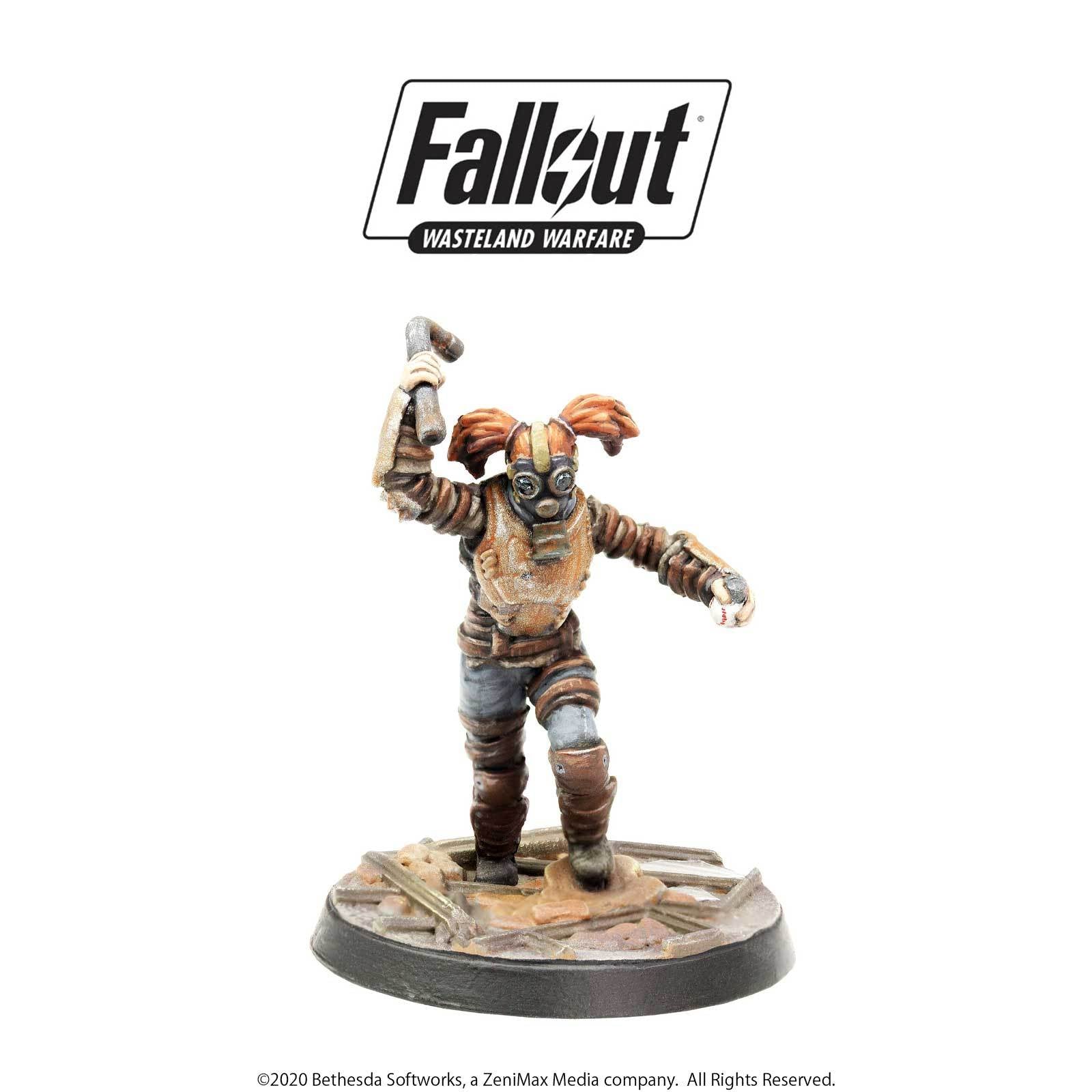 Modiphius Fallout Wasteland Warfare Raiders Core Set 7 miniature