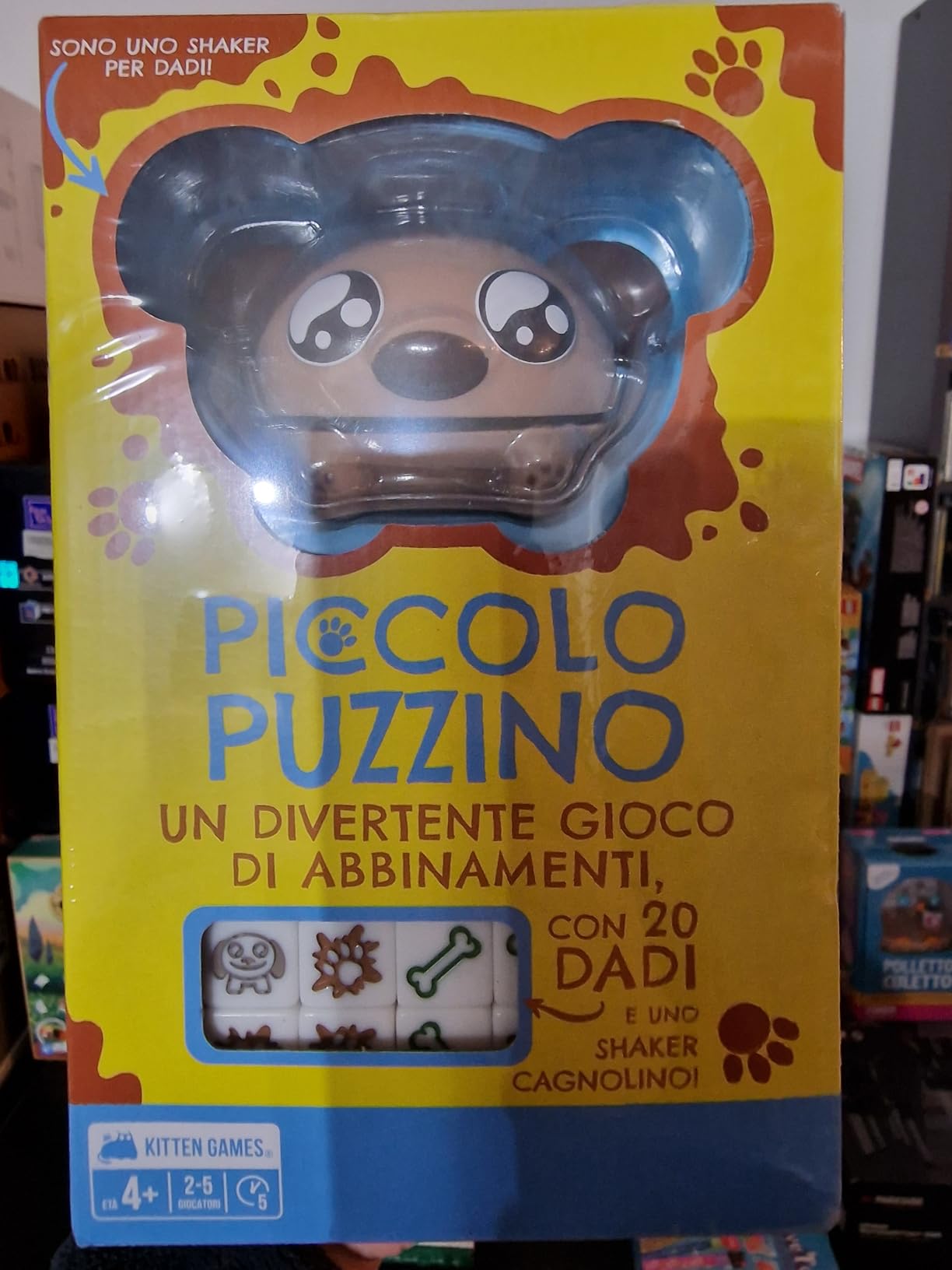 Asmodee Piccolo Puzzino gioco da tavolo bambini con dadi 4+ anni