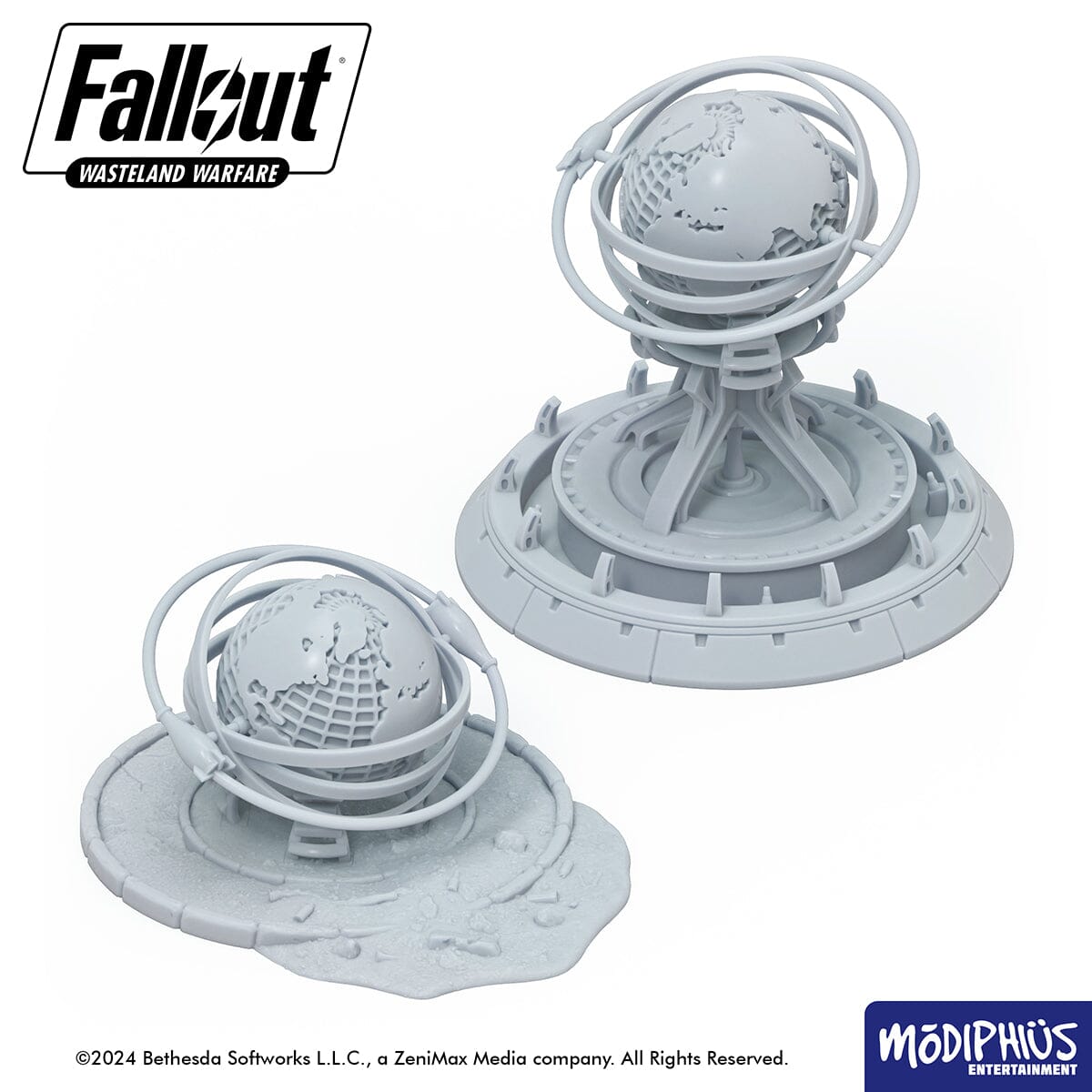 Modiphius Fallout Wasteland Warfare Galactic Zone terreno STL