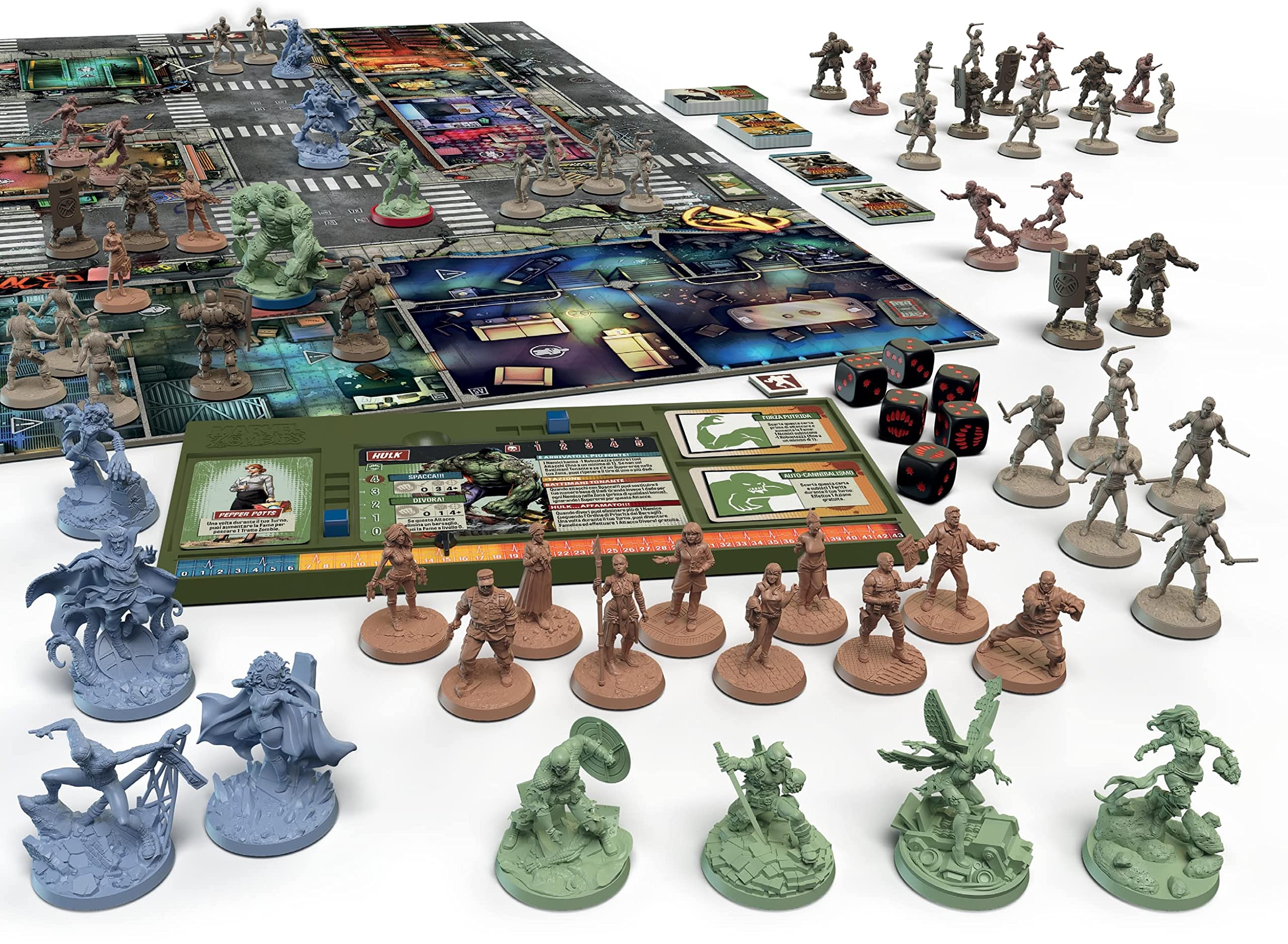 Asmodee Marvel Zombies gioco da tavolo cooperativo italiano