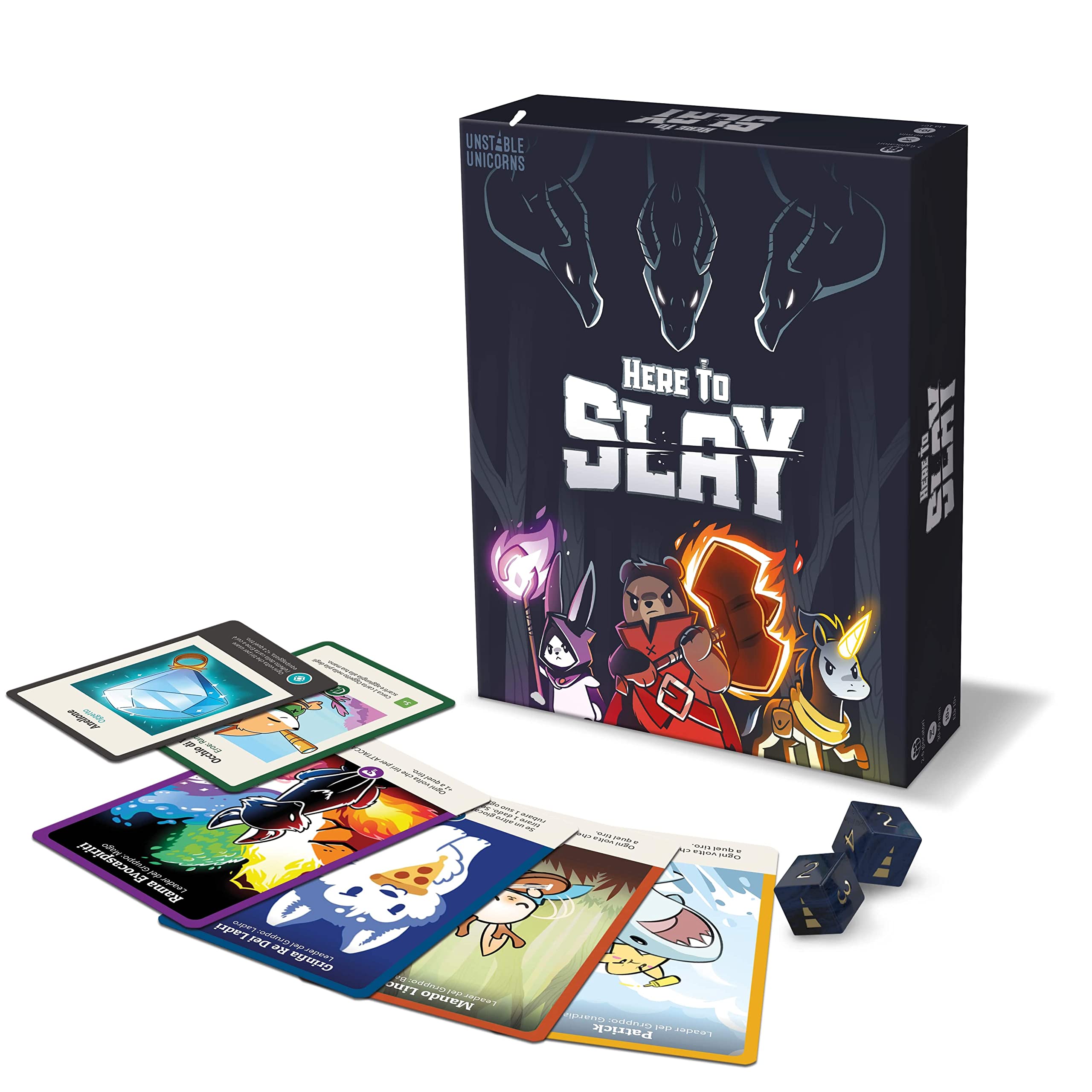 Asmodee Here to Slay gioco di carte base edizione italiana 2-6 giocatori