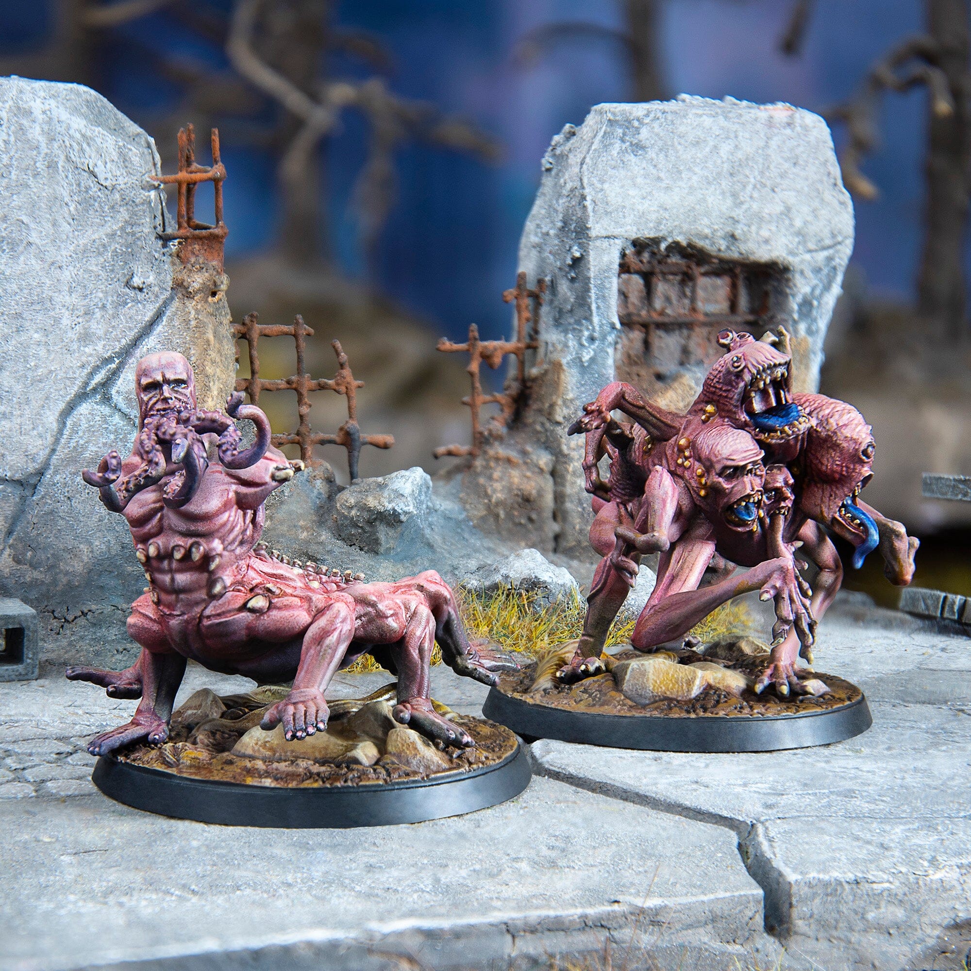 Fallout Wasteland Warfare Super Mutants Centaurs miniature resina