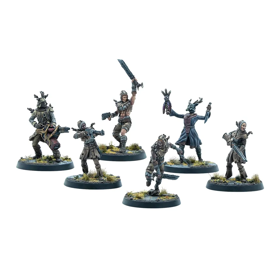 Modiphius Fallout Miniatures Cult of the Mothman Clergy 6 miniature