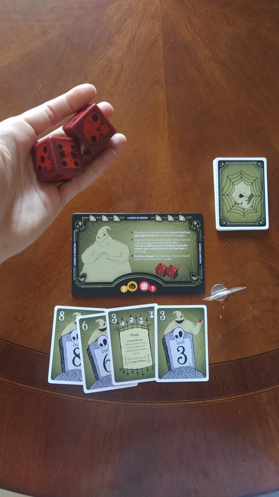 Asmodee Nightmare Before Christmas gioco di carte strategia 2-6