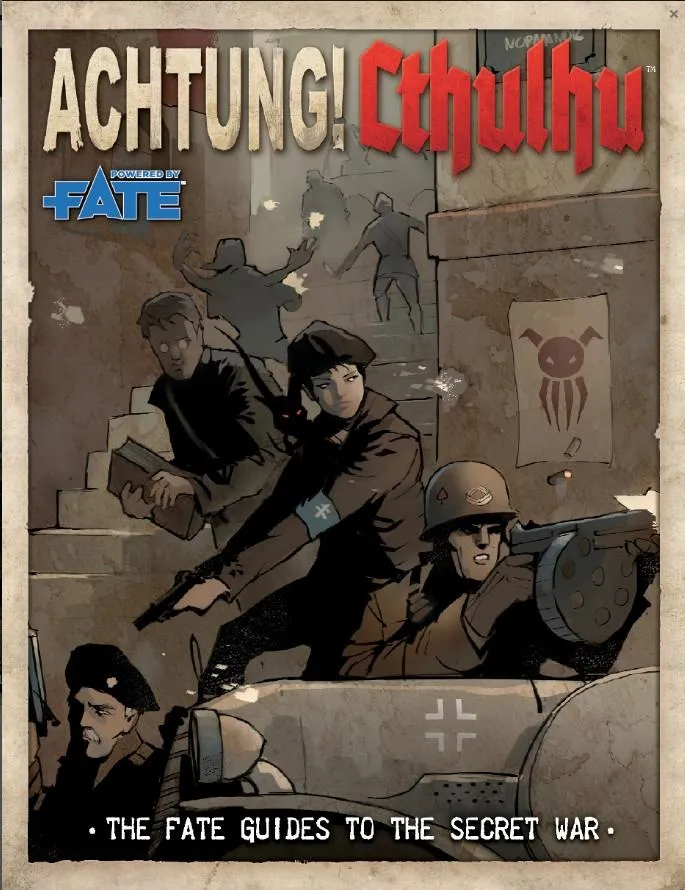 Modiphius Achtung! Cthulhu Fate Guide Secret War PDF bundle investigatore