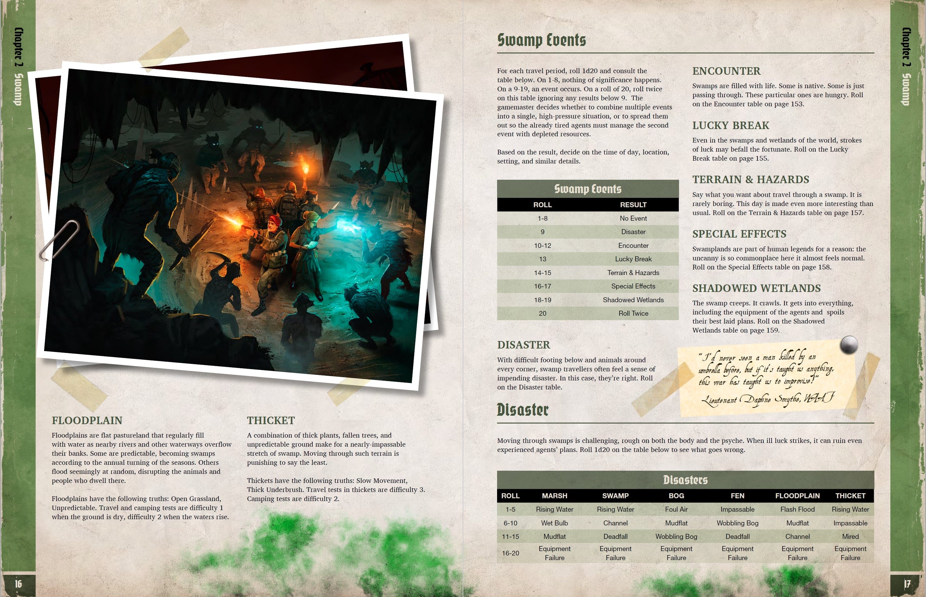Modiphius Achtung Cthulhu Unexplored Swamp Tundra PDF 55pp