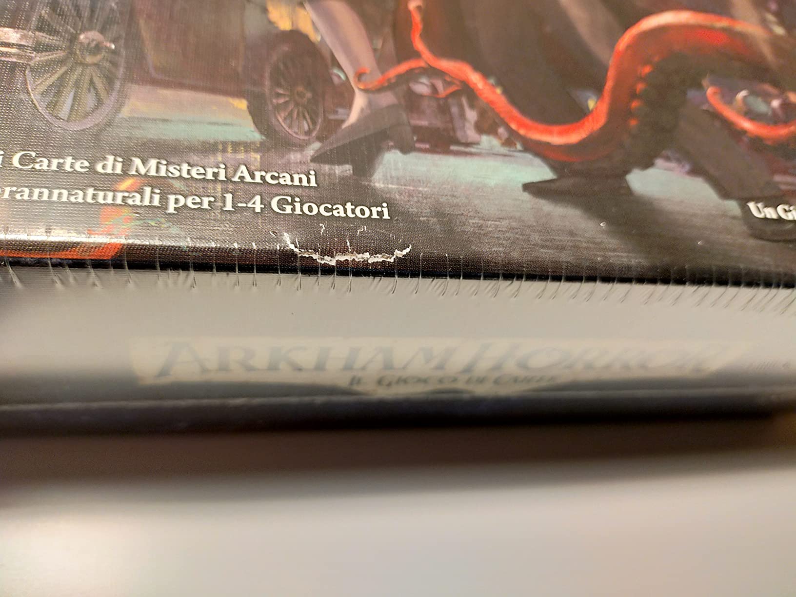 Asmodee Arkham Horror LCG set base aggiornato gioco carte italiano