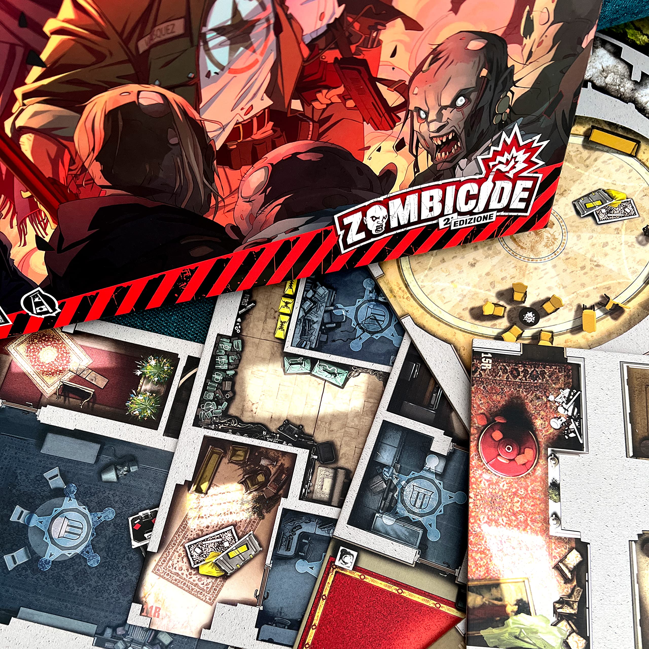 Asmodee Zombicide Washington Z.C. espansione gioco tavolo italiano
