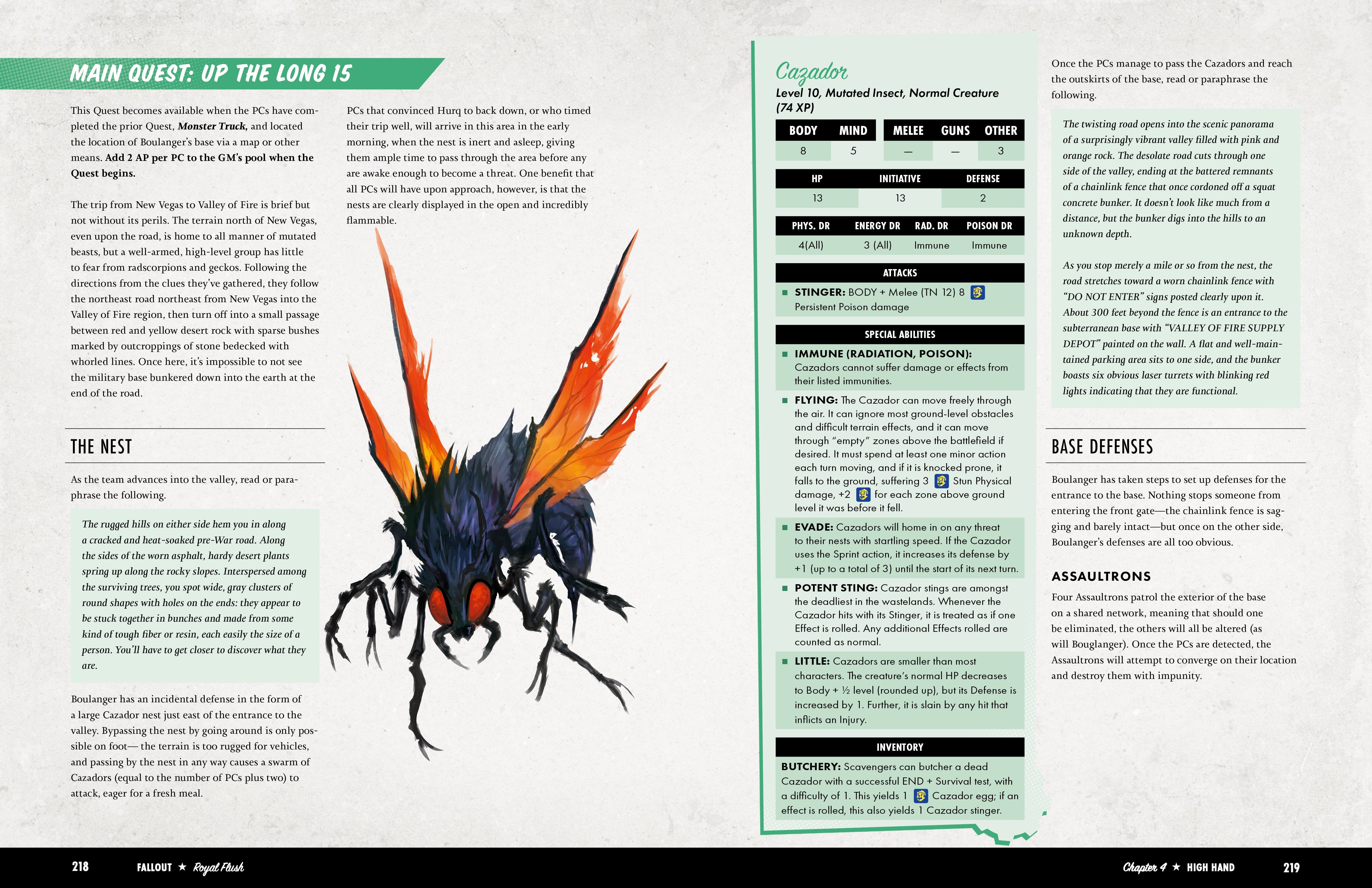 Modiphius Fallout RPG Royal Flush libro gioco di ruolo Mojave