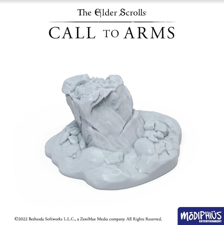 Modiphius Elder Scrolls Call to Arms Nord Tomb Arches terreno STL