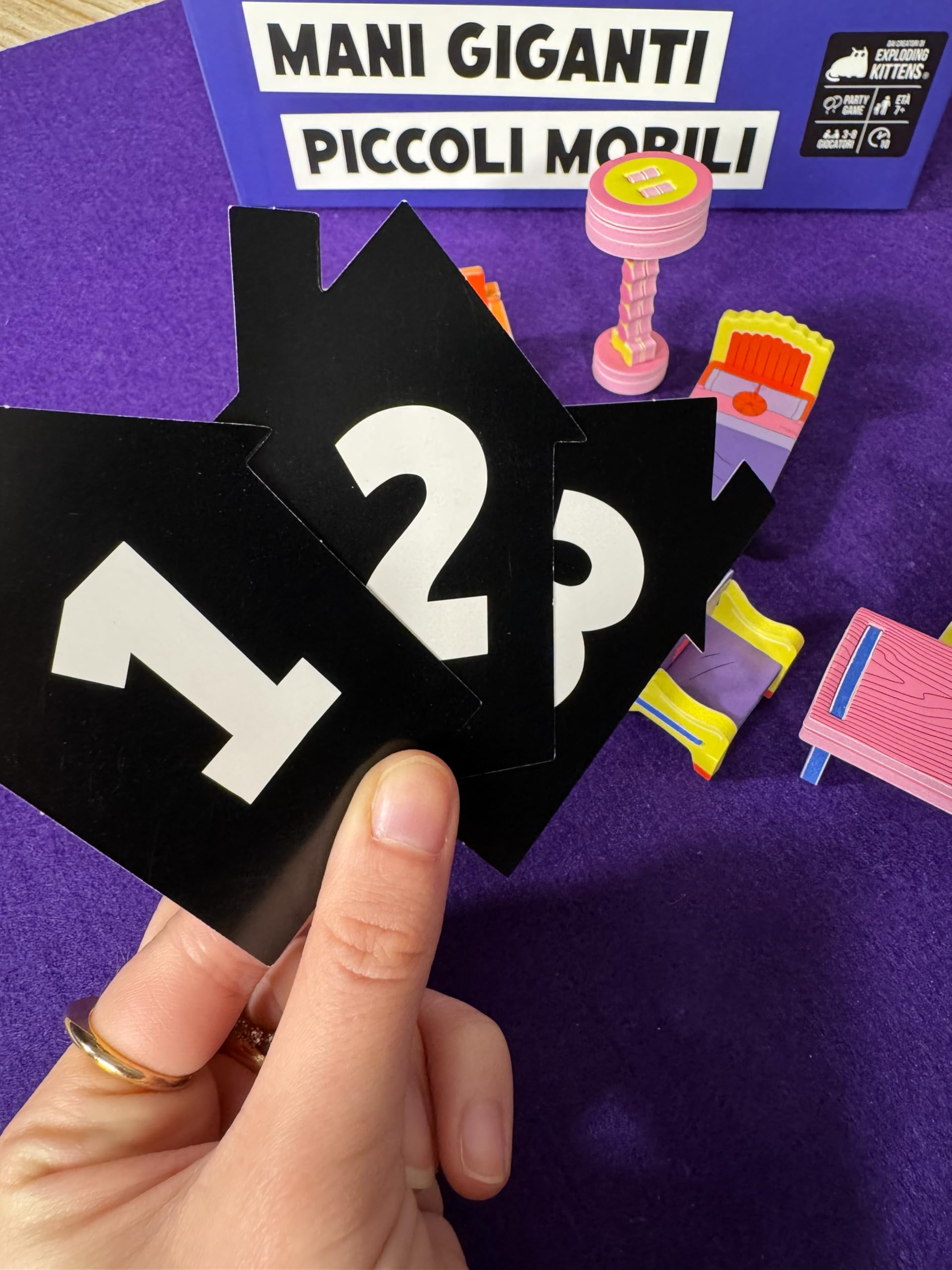 Asmodee Mani Giganti Piccoli Mobili gioco destrezza 3-8 giocatori