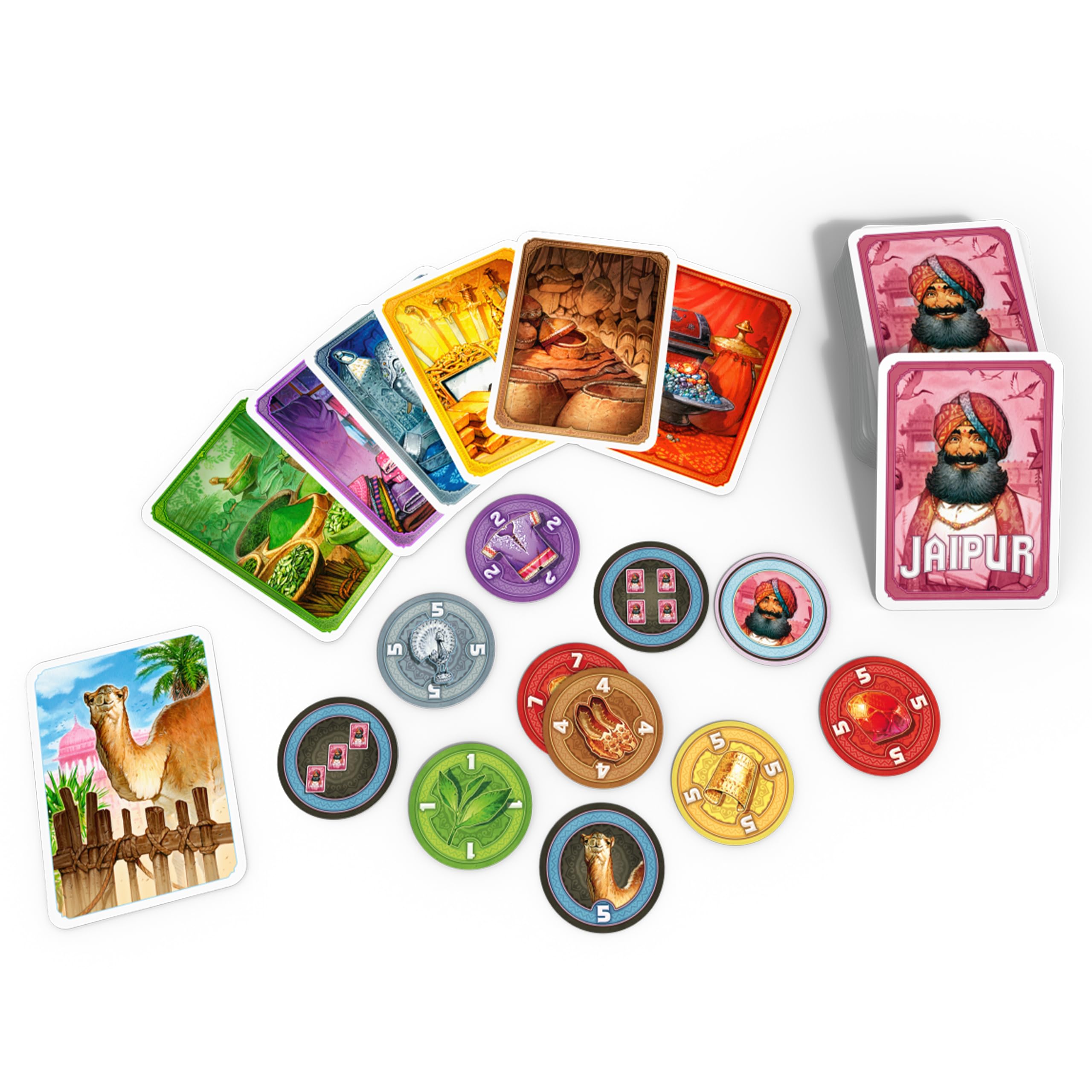 Asmodee Jaipur gioco tavolo strategia 2 giocatori edizione italiana