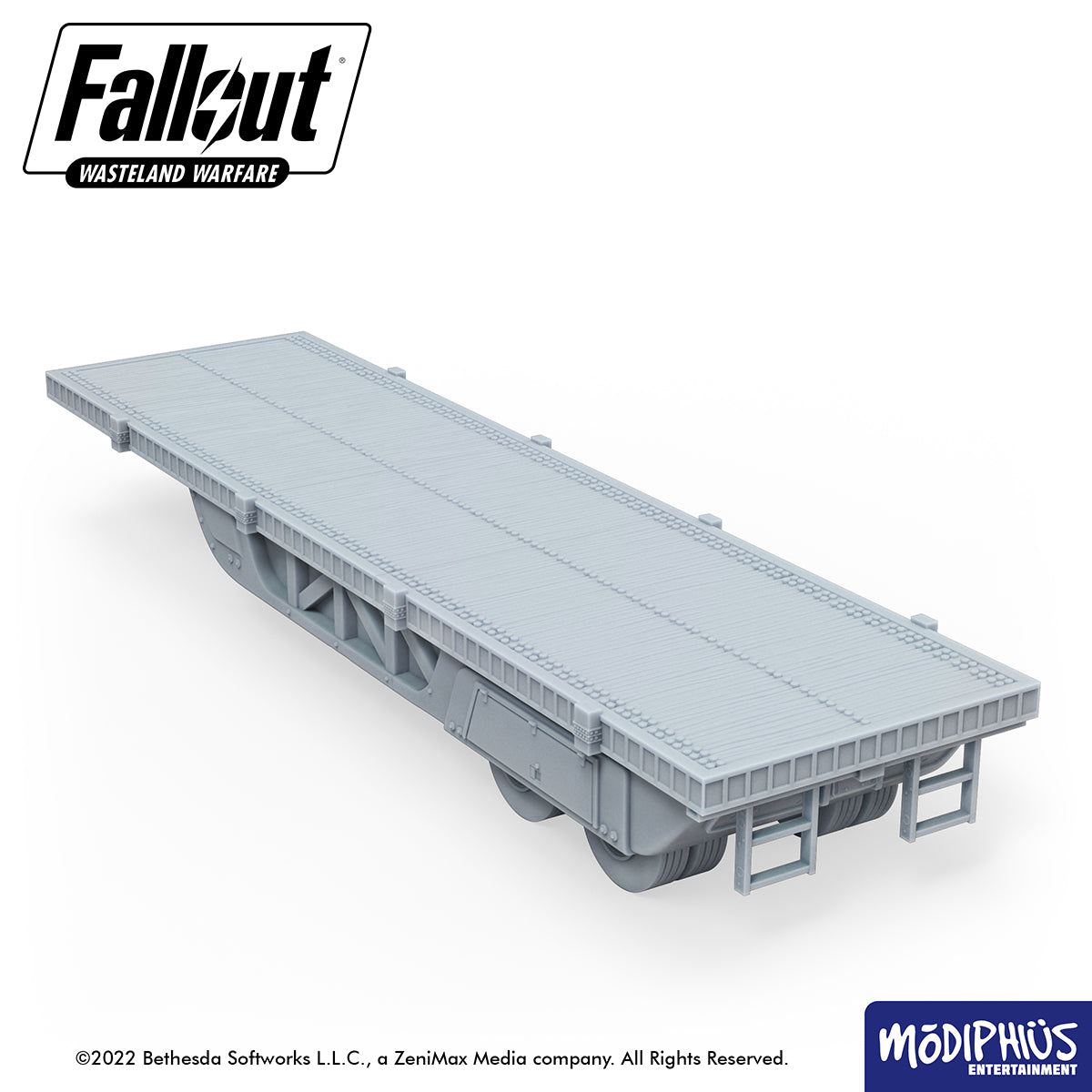 Modiphius Fallout Wasteland Warfare Flatbed Truck file STL scenario