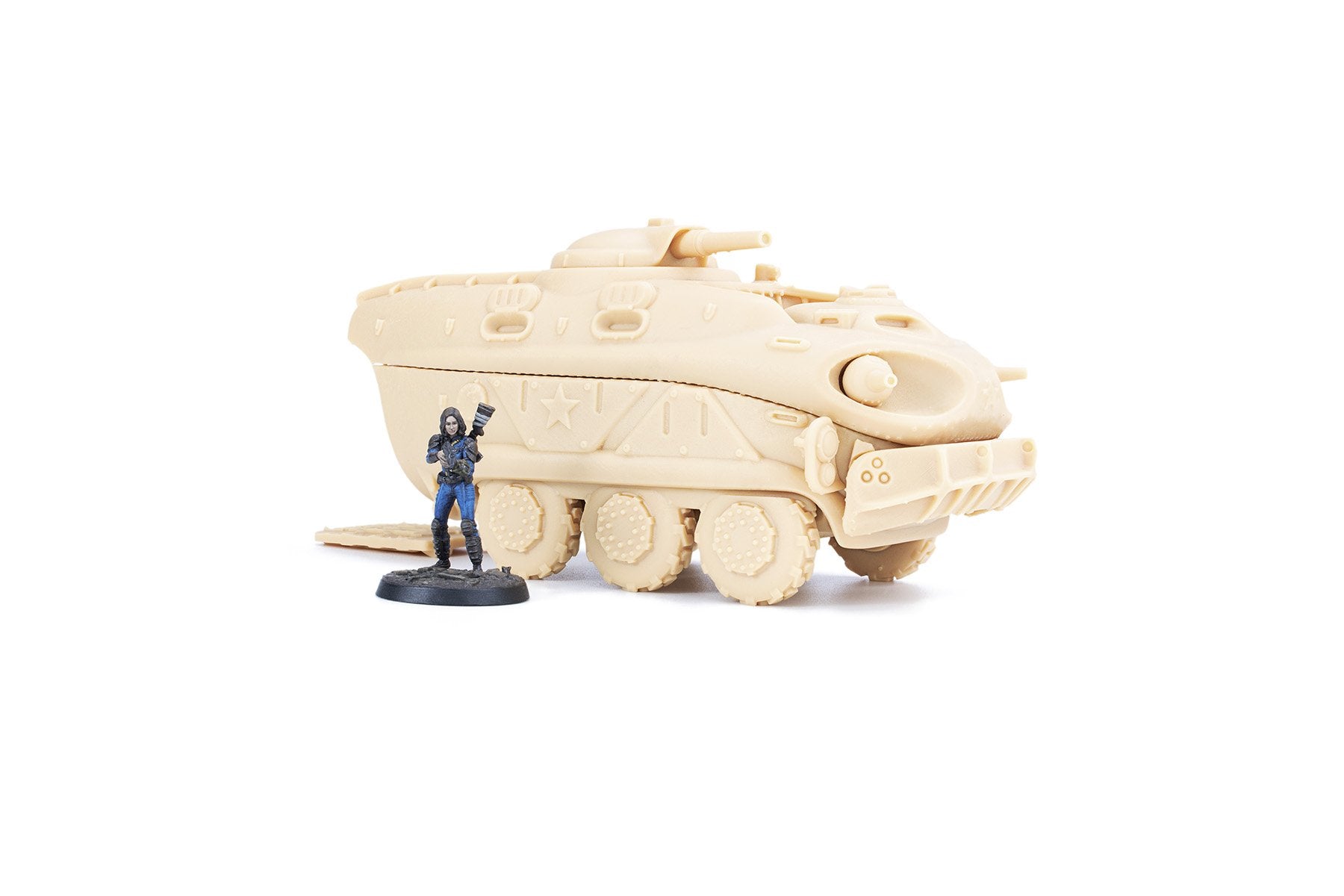 Fallout: Wasteland Warfare Pre-war APC File STL Stampa 3D