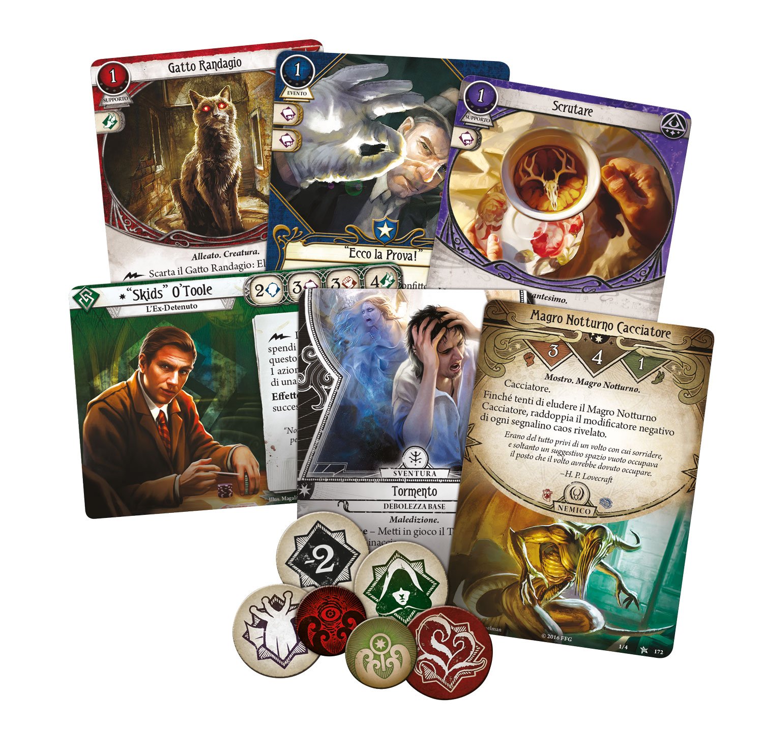 Arkham Horror Il Gioco di Carte base LCG cooperativo 1-2 giocatori