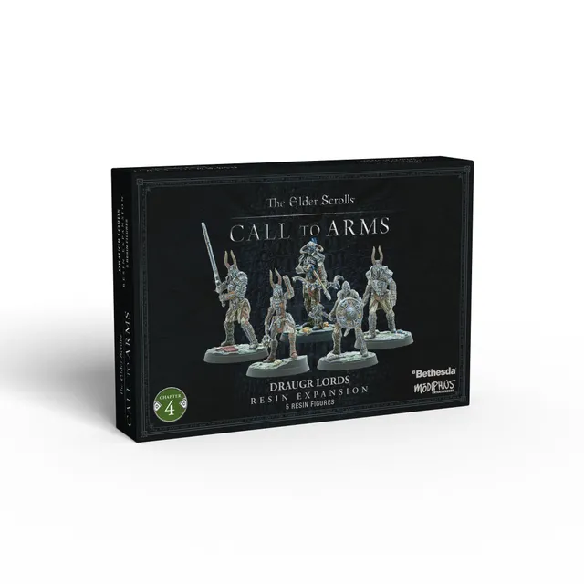 Modiphius Elder Scrolls Call to Arms Draugr Lords 5 miniature