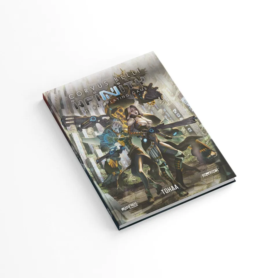 Modiphius Infinity Tohaa Supplement libro brossura espansione