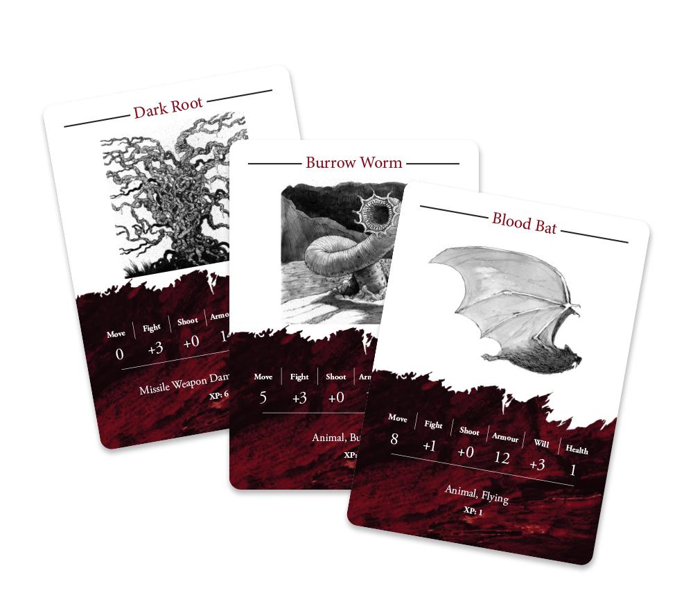 Modiphius Rangers of Shadow Deep Mazzo Carte Creature 76 carte