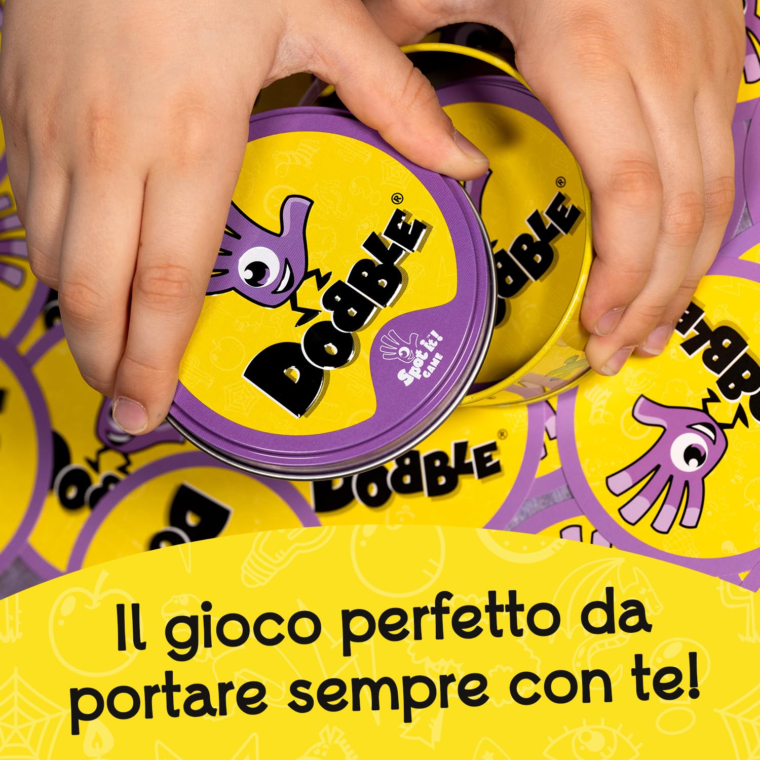 Asmodee Dobble Classico gioco di carte edizione italiana 2-8 giocatori