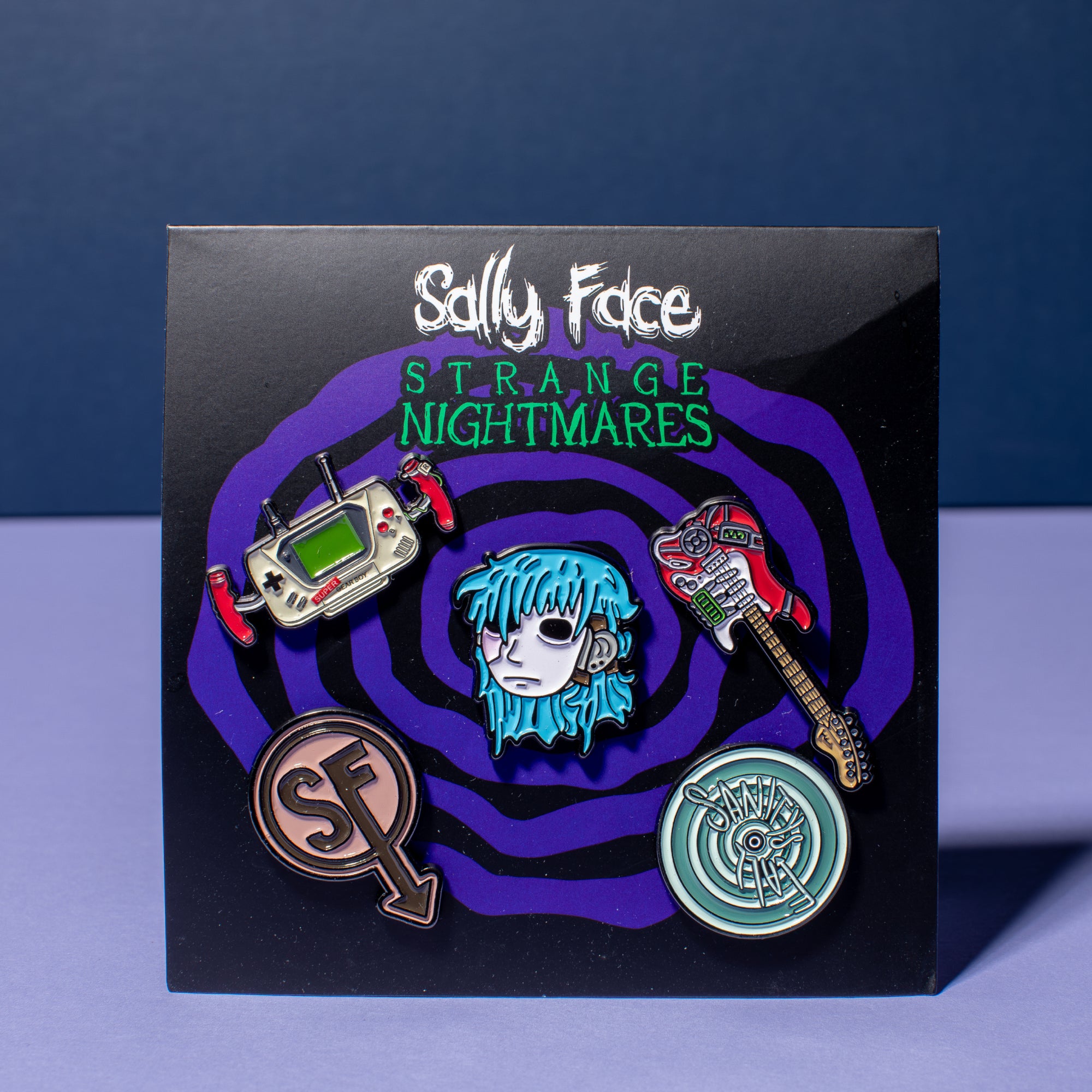Maestro Media Add-ons Sally Face Set #2 spille smaltate 5 pin