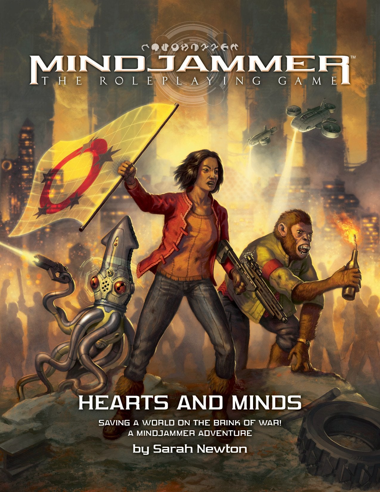 Modiphius Mindjammer Hearts & Minds avventura PDF 82 pag