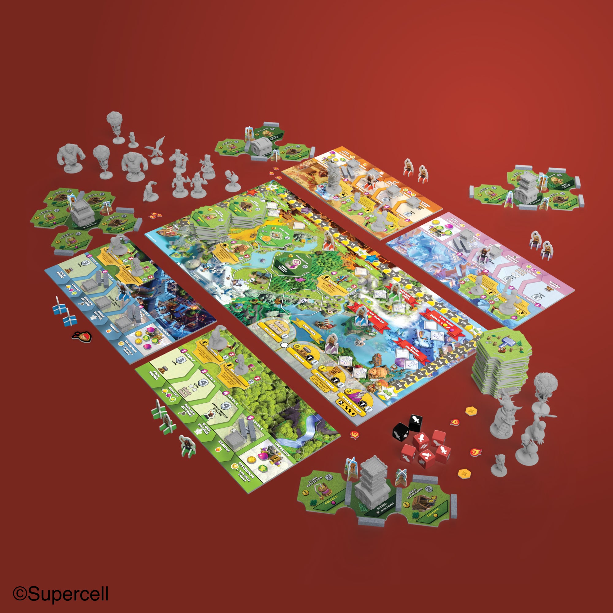 Maestro Media Strategy Clash of Clans Epic Raid gioco tavolo Core Edition