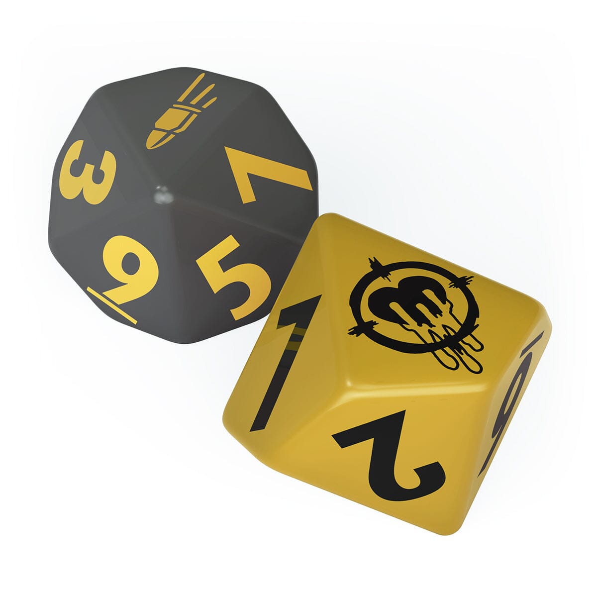 Modiphius Fallout Factions Operators set dadi D10 12 pezzi