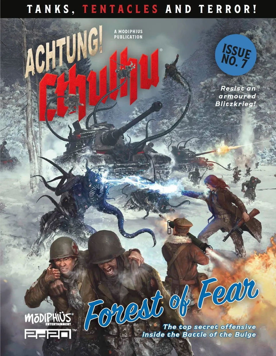 Achtung Cthulhu 2d20 Forest of Fear avventura PDF Secret War