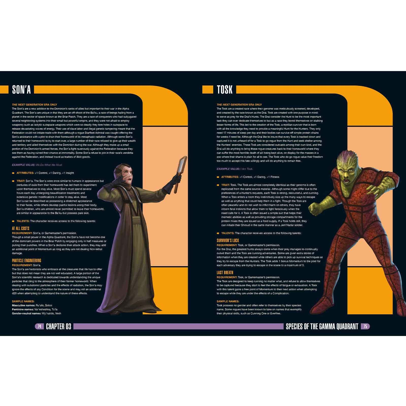 Modiphius Star Trek Adventures Gamma Quadrant manuale PDF Dominion