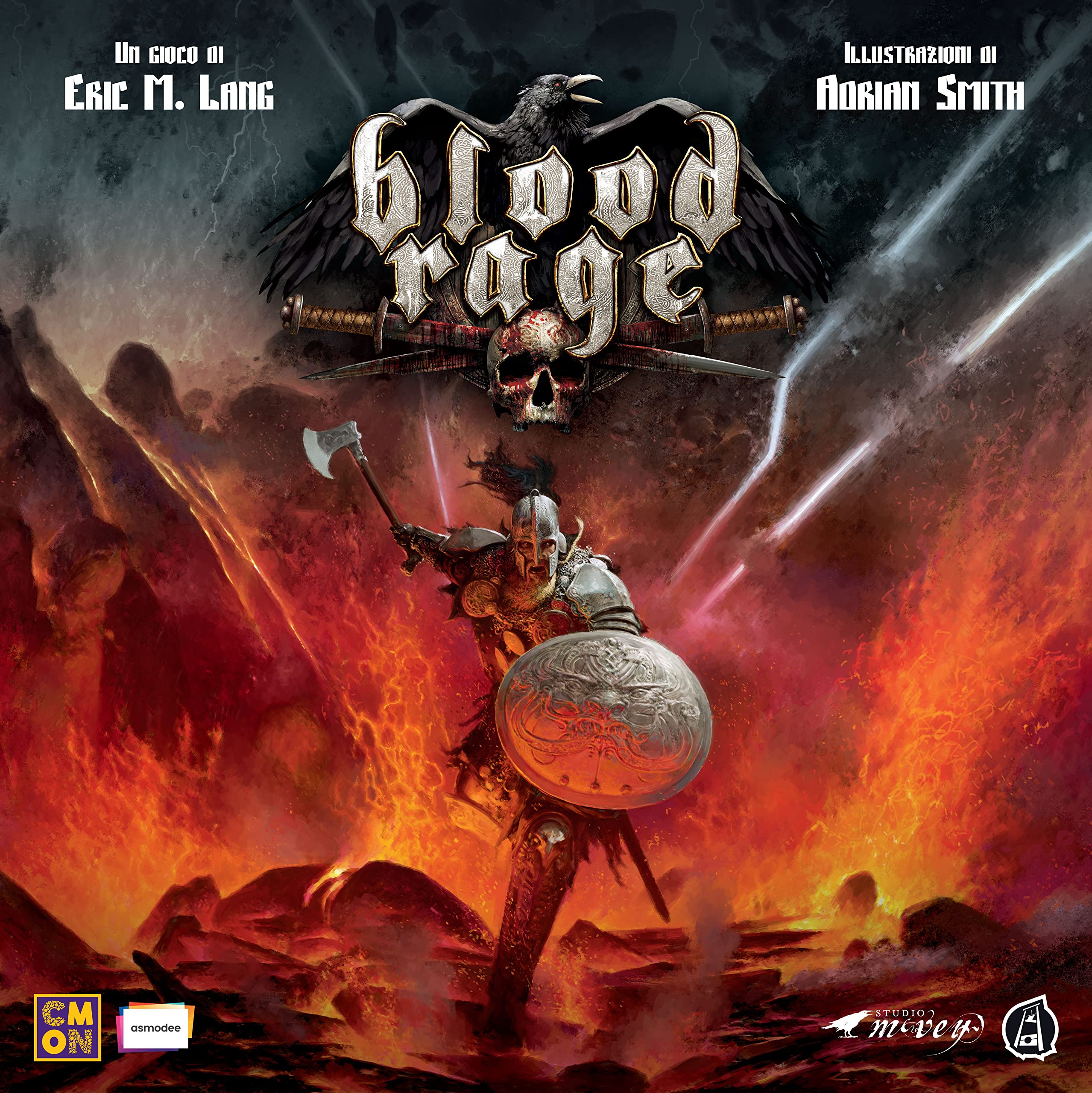 Asmodee Blood Rage Gioco da Tavolo 2-4 Giocatori Vichinghi