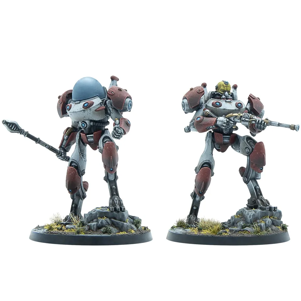 Modiphius Fallout Factions Zetans Alien Invaders miniature x2