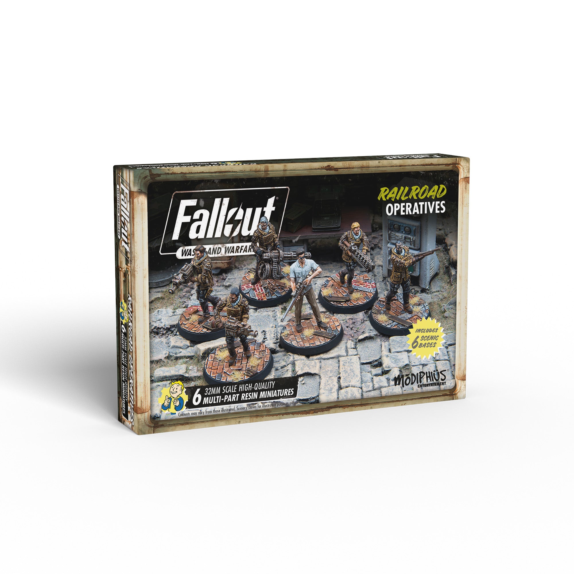 Fallout Wasteland Warfare Railroad Operatives miniature Glory Deacon