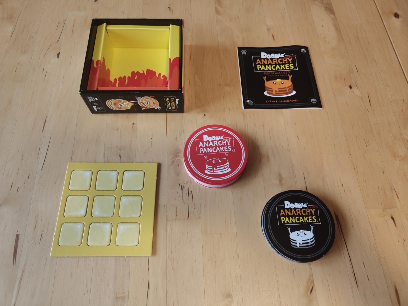 Asmodee Dobble Anarchy Pancakes carte da gioco edizione italiana 5 min