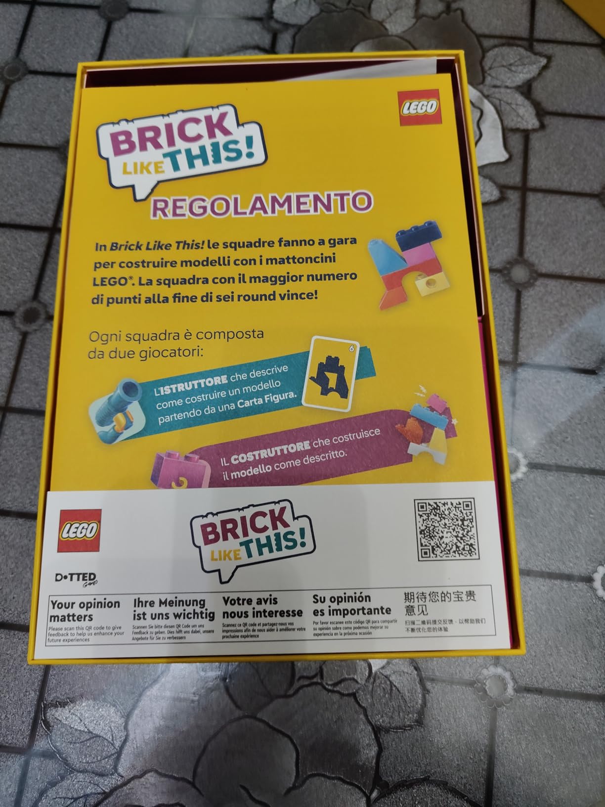 Asmodee Brick Like This gioco da tavolo costruzioni 2-8 giocatori