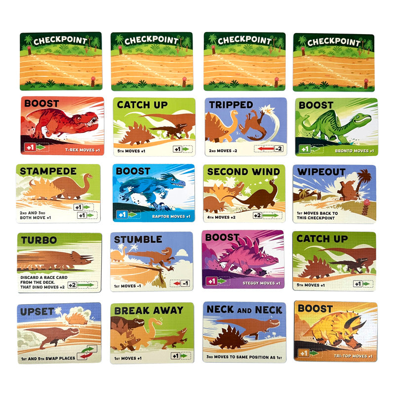 Underdog Games Dino Racer gioco da tavolo pre-order corse dinosauri