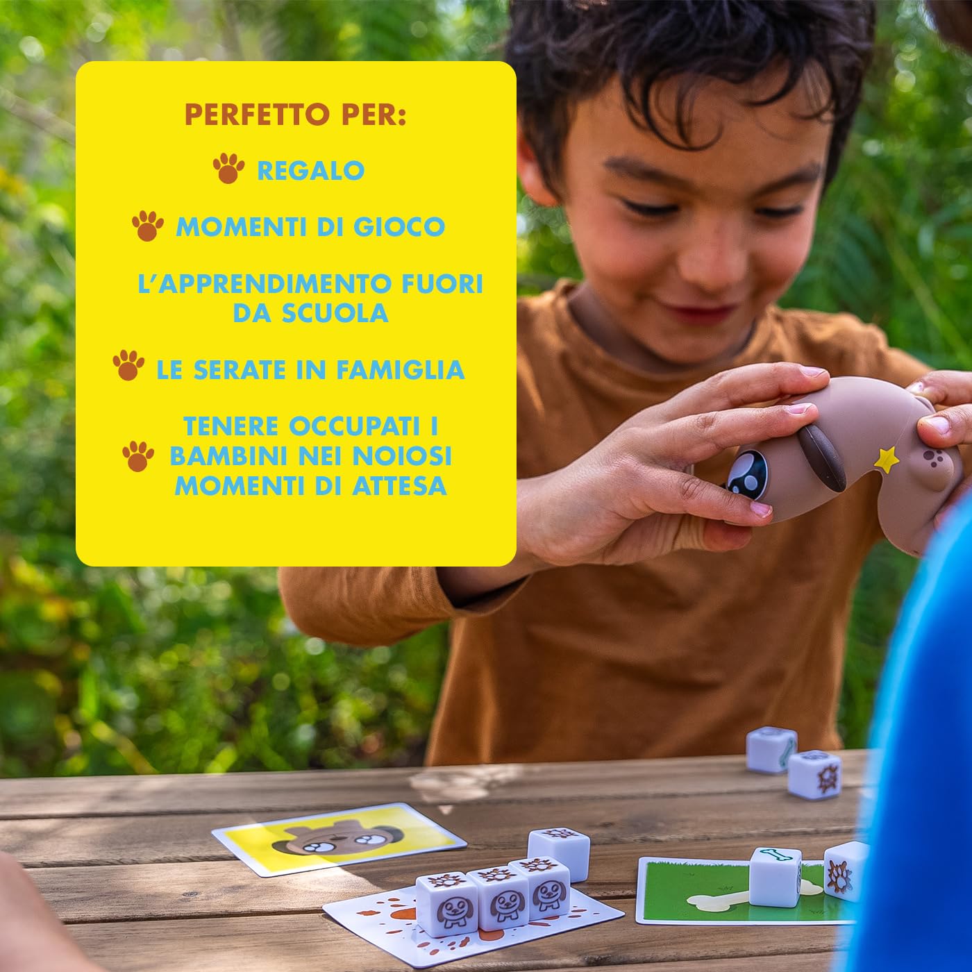 Asmodee Piccolo Puzzino gioco da tavolo bambini con dadi 4+ anni