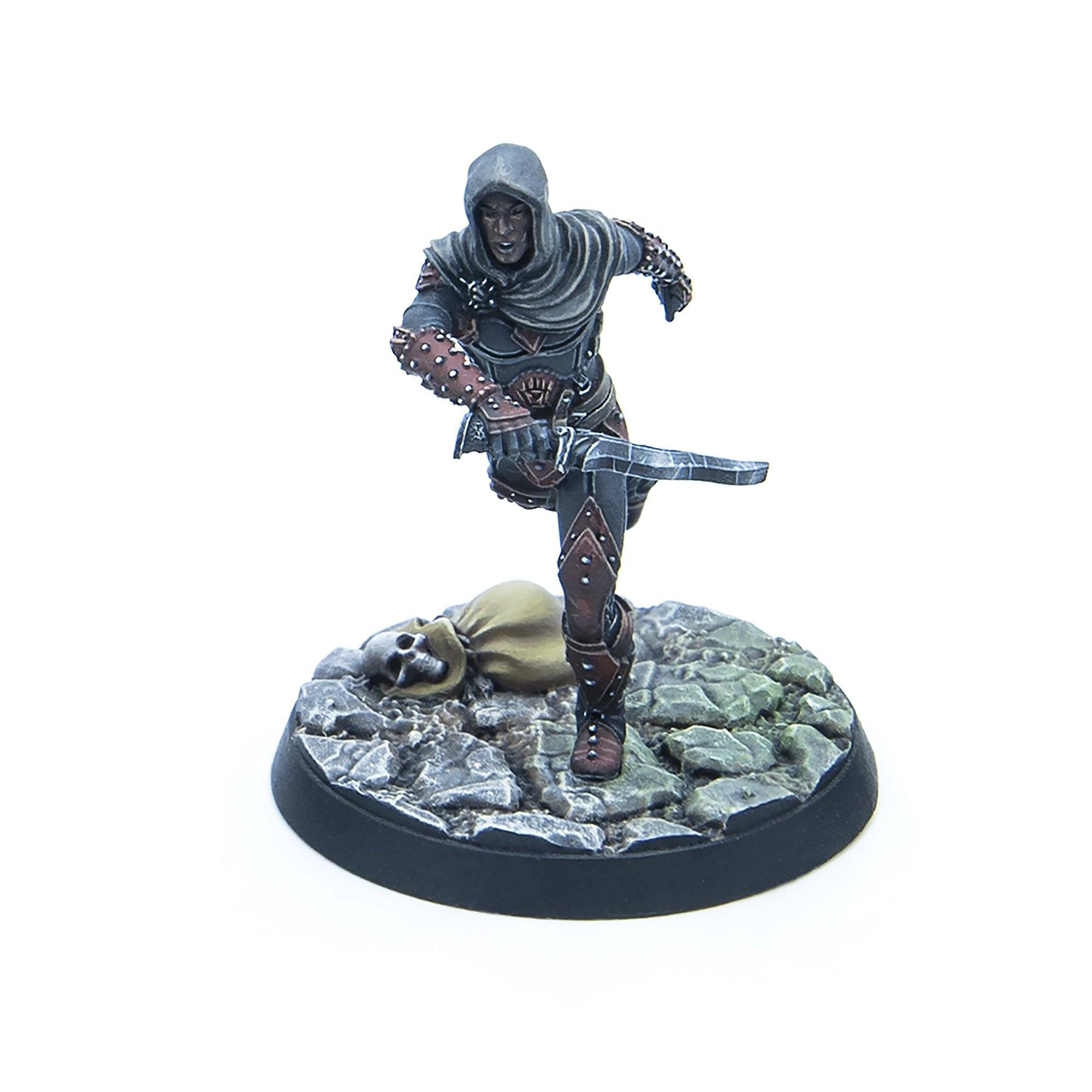 Modiphius Elder Scrolls Call to Arms Dark Brotherhood Aspirants miniature resina