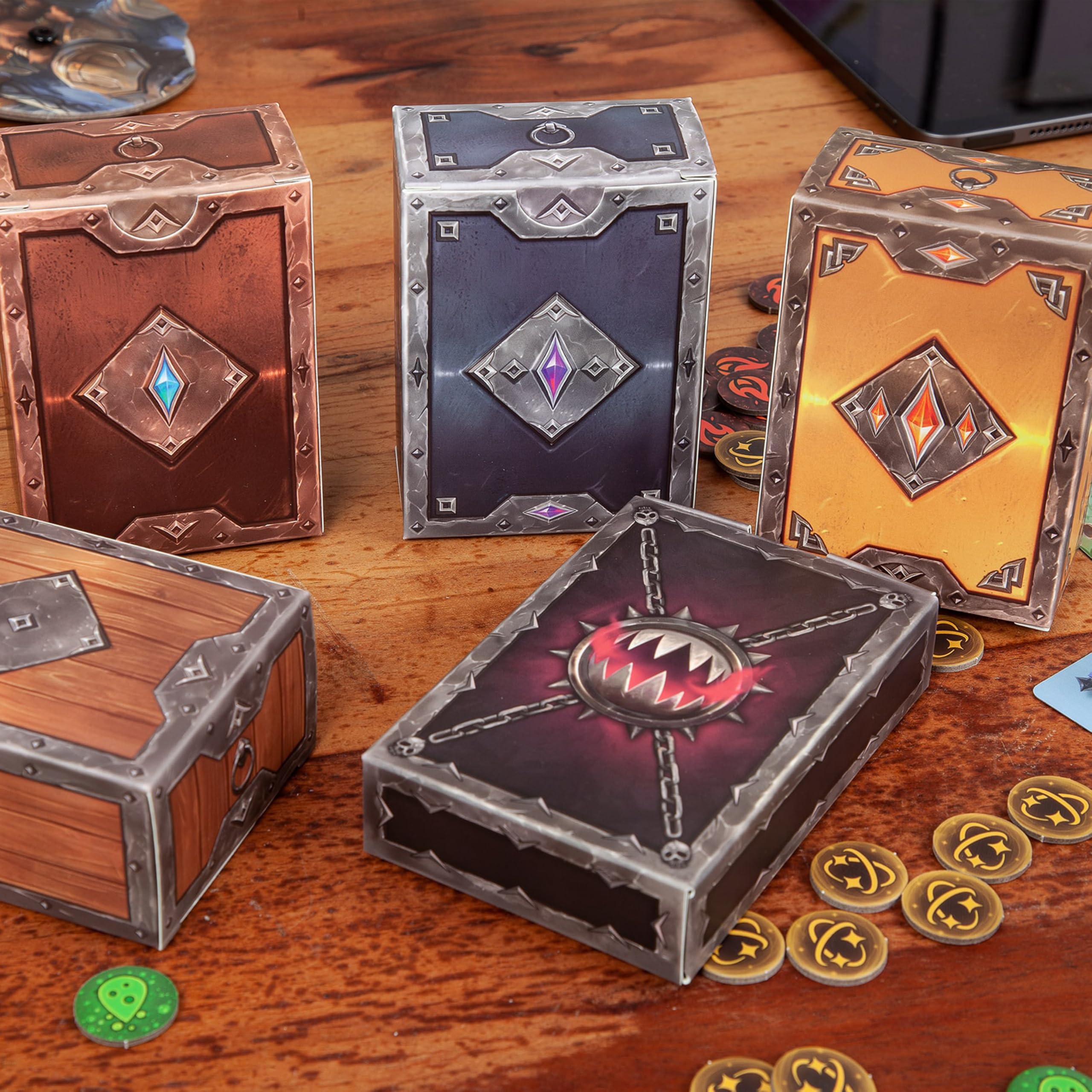 Asmodee Boss Fighter QR gioco da tavolo cooperativo ITA 10+
