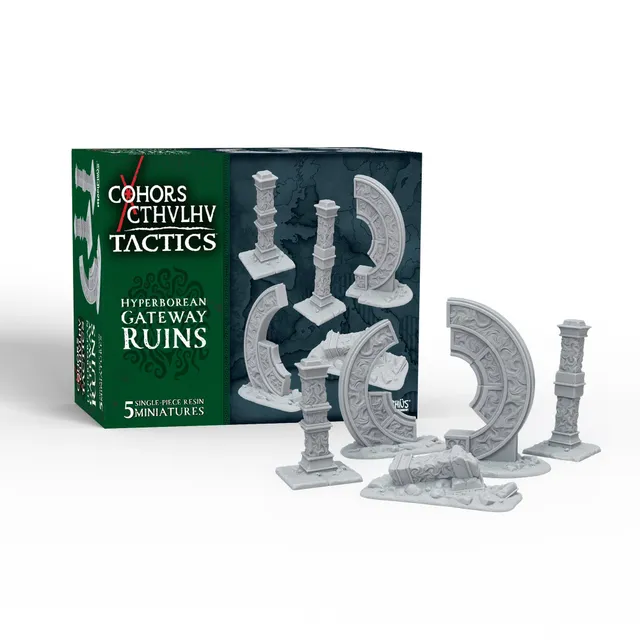Modiphius Cohors Cthulhu Tactics Terreno Hyperborean 5 pezzi
