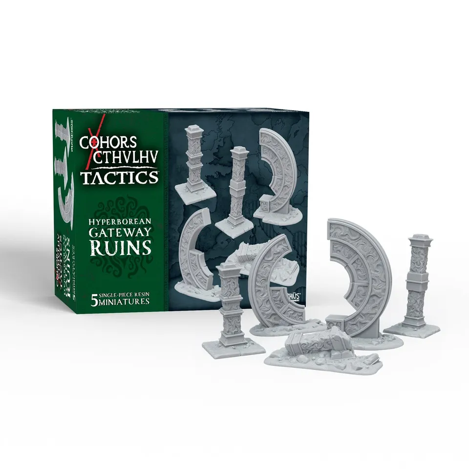 Modiphius Cohors Cthulhu Tactics Terreno Hyperborean 5 pezzi