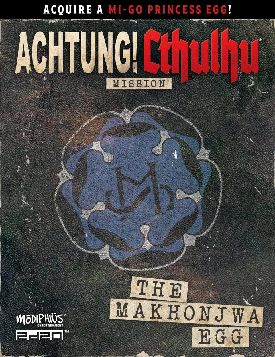 Achtung Cthulhu 2d20 avventura Makhonjwa Egg PDF 40 pagine