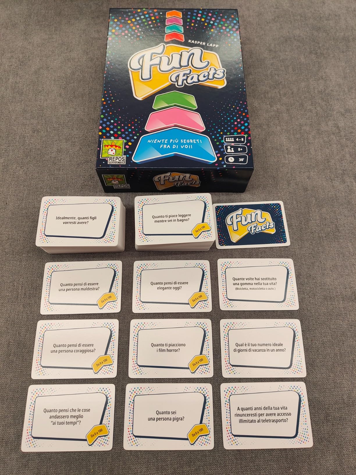 Asmodee Fun Facts gioco da tavolo collaborativo 4-8 giocatori