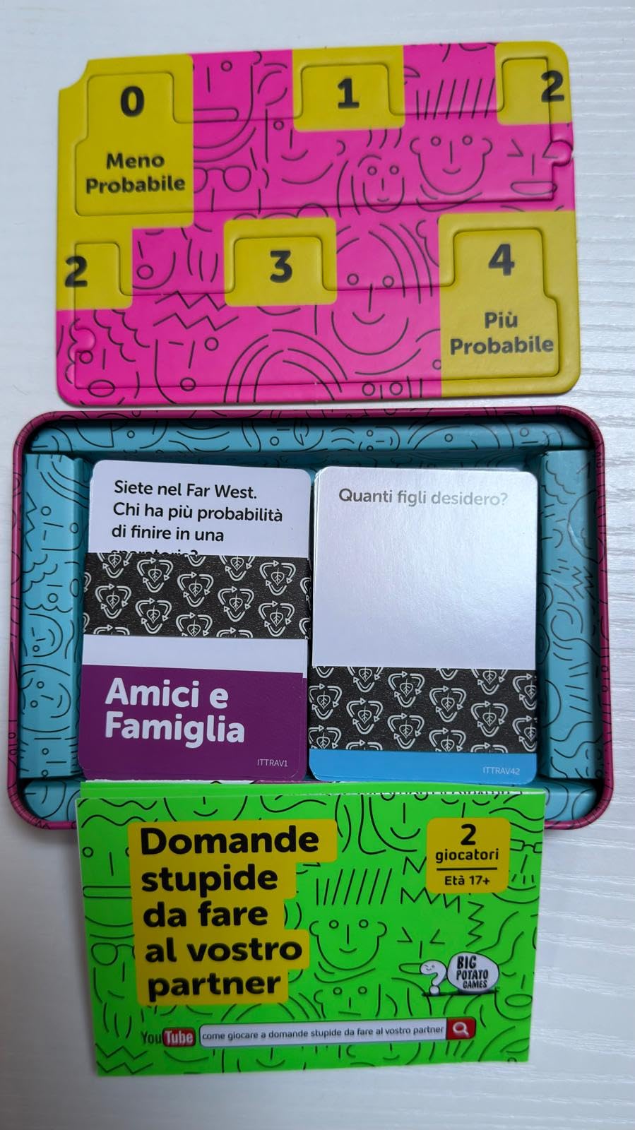 Asmodee Domande Stupide per Partner carte da gioco per coppie
