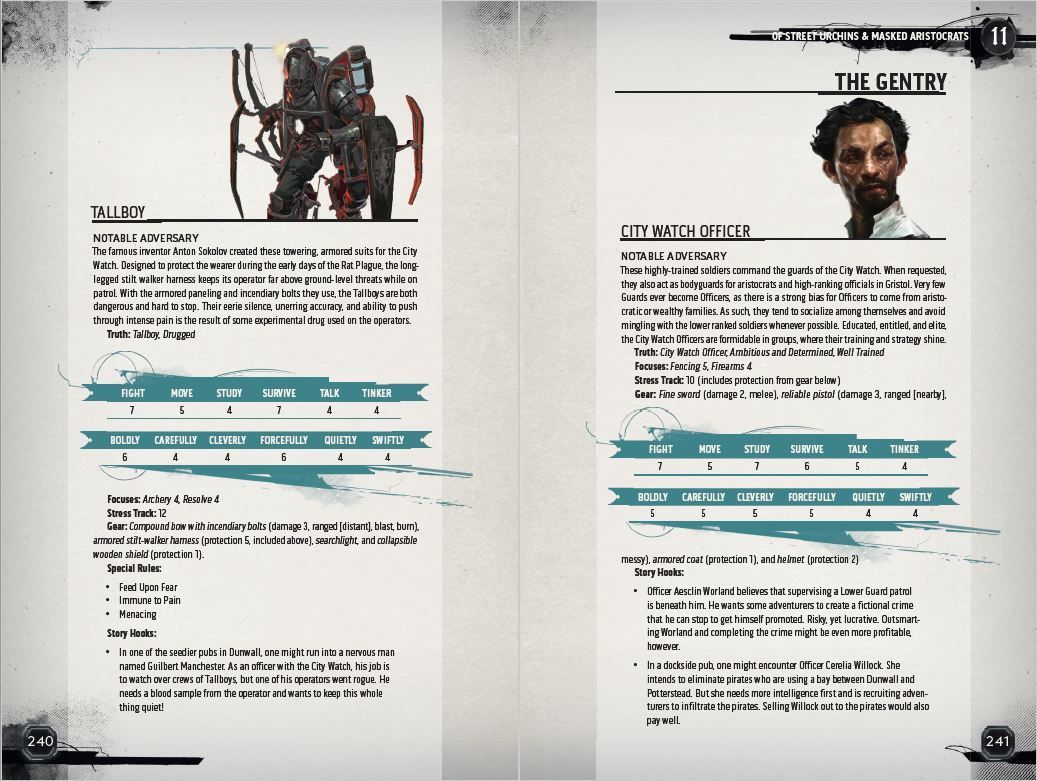 Modiphius Dishonored Core Rulebook manuale GDR copertina rigida inglese